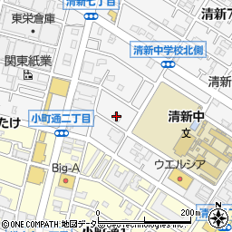 ユニオン化学倉庫周辺の地図