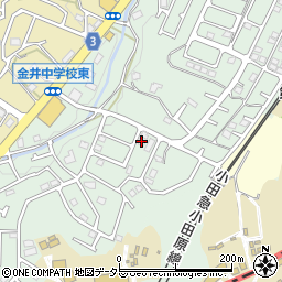 東京都町田市金井ヶ丘2丁目47-20周辺の地図