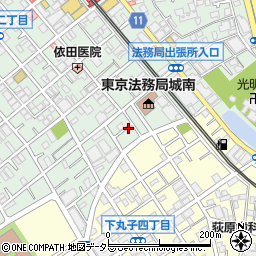 東京都大田区鵜の木2丁目28周辺の地図
