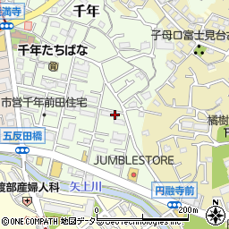 神奈川県川崎市高津区千年29周辺の地図