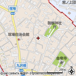 神奈川県相模原市緑区下九沢1340周辺の地図