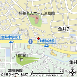 ドミノピザ　玉川学園店周辺の地図