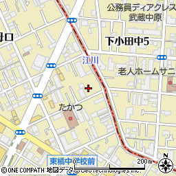 神奈川県川崎市高津区子母口488周辺の地図