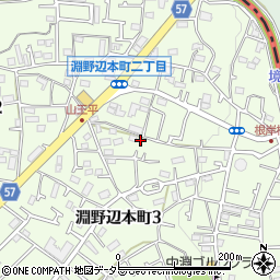 神奈川県相模原市中央区淵野辺本町3丁目27-6周辺の地図