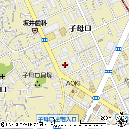 神奈川県川崎市高津区子母口354-1周辺の地図