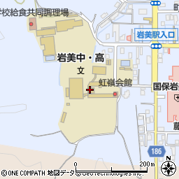 鳥取県立岩美高等学校周辺の地図