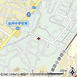 東京都町田市金井ヶ丘2丁目45-12周辺の地図