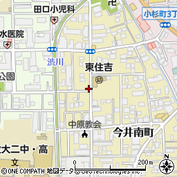 神奈川県川崎市中原区今井南町6-19周辺の地図