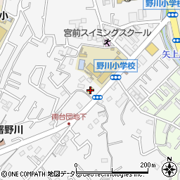 ローソン川崎野川店周辺の地図