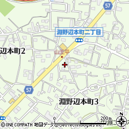 神奈川県相模原市中央区淵野辺本町3丁目24-10周辺の地図