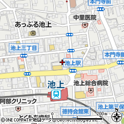 東京都大田区池上3丁目41周辺の地図