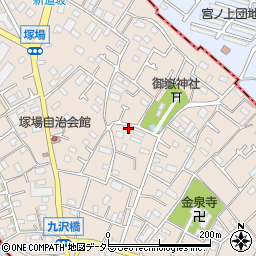 神奈川県相模原市緑区下九沢1340-3周辺の地図