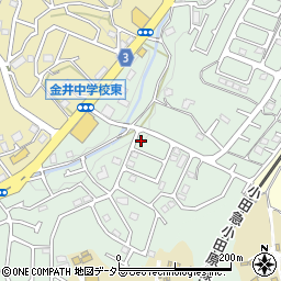 東京都町田市金井ヶ丘2丁目45-7周辺の地図