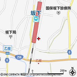 岐阜県中津川市坂下849周辺の地図