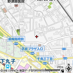 東京都大田区千鳥3丁目3-7周辺の地図