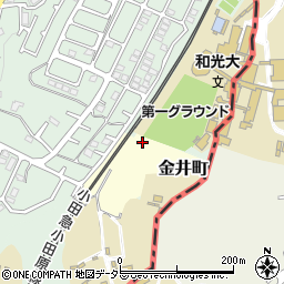 東京都町田市金井町周辺の地図