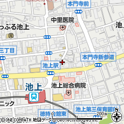 ハヌマン 池上店周辺の地図