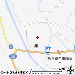 岐阜県中津川市坂下1602-1周辺の地図