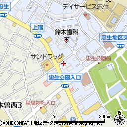 辻井商店町田営業所周辺の地図