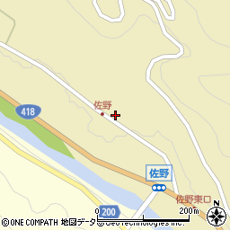 岐阜県山県市佐野120周辺の地図