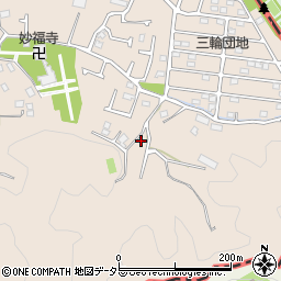 東京都町田市三輪町859周辺の地図