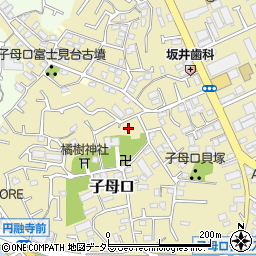 神奈川県川崎市高津区子母口128周辺の地図