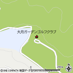 大月ガーデンゴルフクラブ周辺の地図