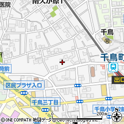 東京都大田区千鳥3丁目4周辺の地図