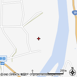 岐阜県中津川市坂下381周辺の地図