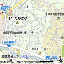 神奈川県川崎市高津区千年31-3周辺の地図