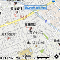 宝来寿司周辺の地図