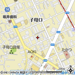 神奈川県川崎市高津区子母口360周辺の地図