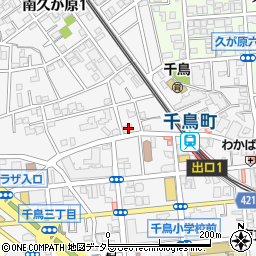 東京都大田区千鳥3丁目5-9周辺の地図