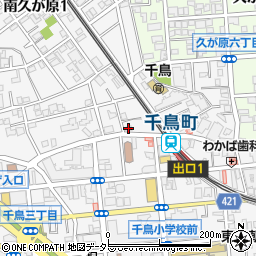 東京都大田区千鳥3丁目6-6周辺の地図