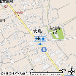 神奈川県相模原市緑区大島3131周辺の地図