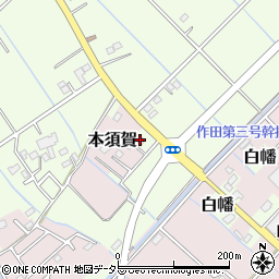千葉県山武市白幡2501-2周辺の地図