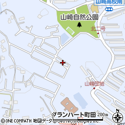 東京都町田市山崎町周辺の地図