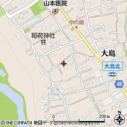 神奈川県相模原市緑区大島3298-3周辺の地図