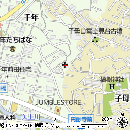 神奈川県川崎市高津区千年224-1周辺の地図
