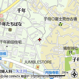 神奈川県川崎市高津区千年224周辺の地図
