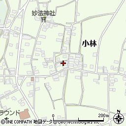 山梨県南巨摩郡富士川町小林1223周辺の地図