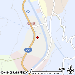 長野県南木曽町（木曽郡）尾又周辺の地図