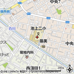 東京都大田区中央8丁目9周辺の地図