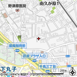東京都大田区千鳥3丁目3-8周辺の地図