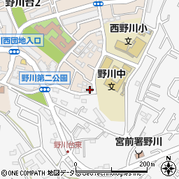 札幌や 野川店周辺の地図