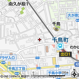 東京都大田区千鳥3丁目5-10周辺の地図