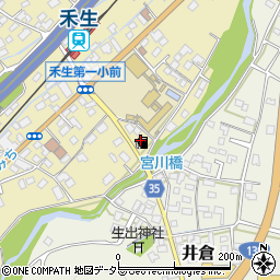 禾生タクシー給油所周辺の地図