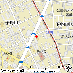 神奈川県川崎市高津区子母口482-2周辺の地図
