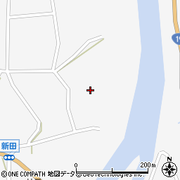 岐阜県中津川市坂下382周辺の地図