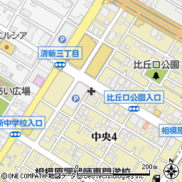 長浜ラーメン 相模原店周辺の地図